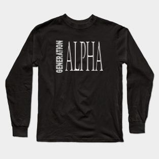 Generation Alpha Gen Alpha Long Sleeve T-Shirt